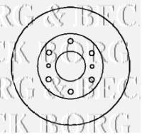 BORG & BECK bbd4357 -  Тормозной диск